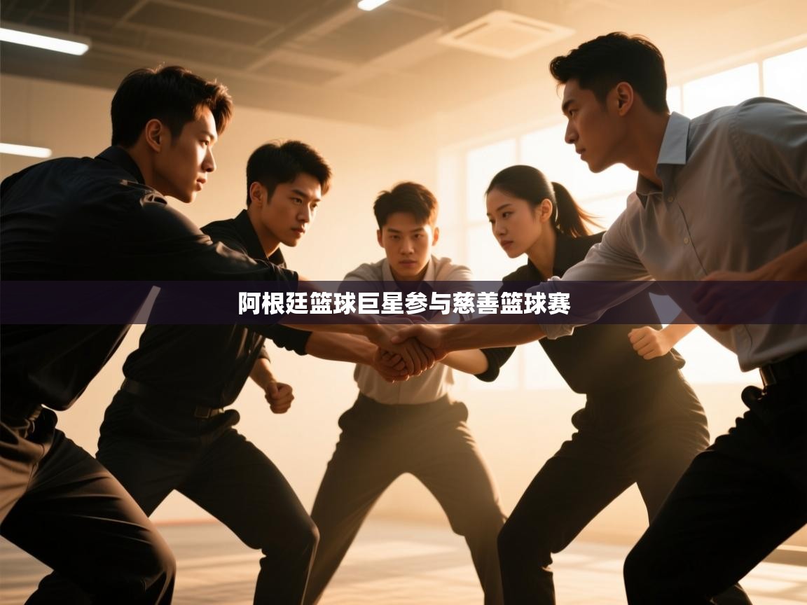 阿根廷篮球巨星参与慈善篮球赛